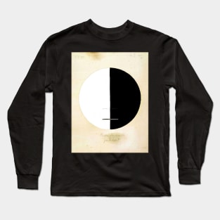 High Resolution Hilma af Klint Buddas Standpoint In The Earthly Life 1920 Long Sleeve T-Shirt